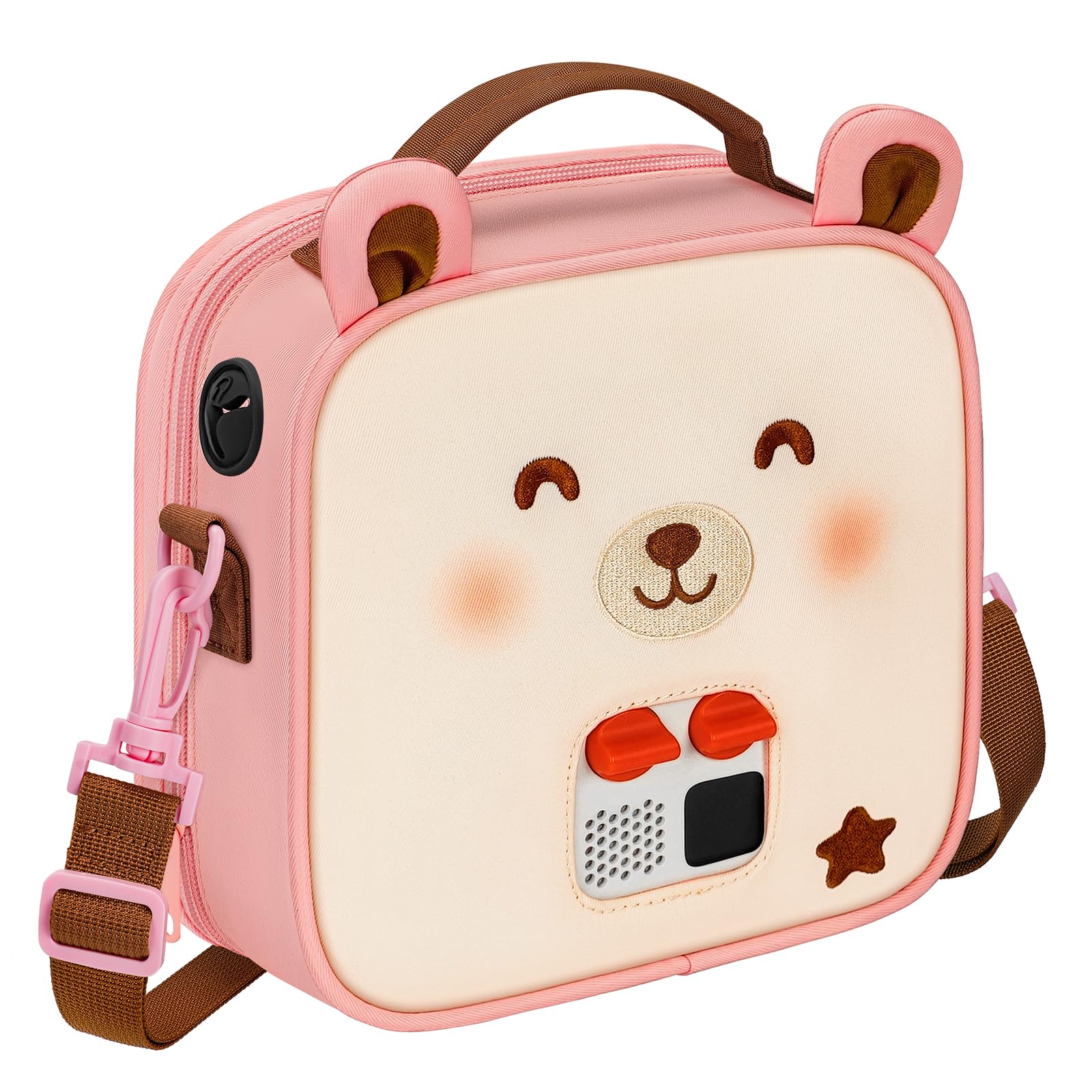 YOREPEK Travel Carrying Case, Pink