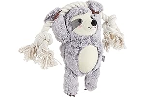 Fringe Studio Dog Toy, Girlie Sloth On A Rope