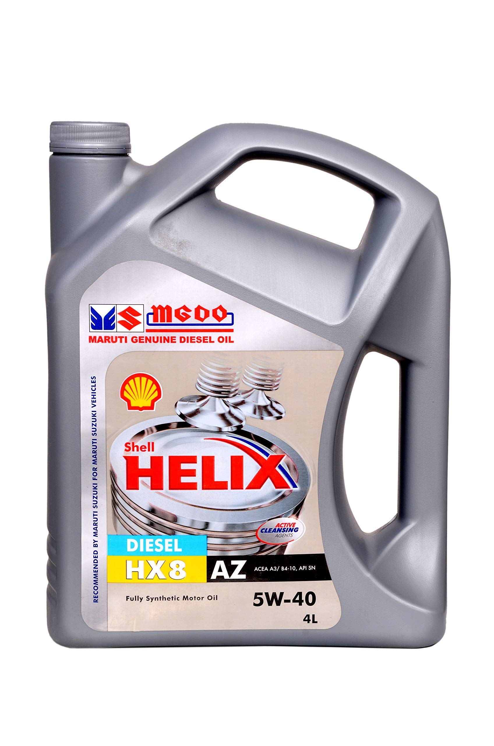 SHELL Lubrificante Helix Hx8, Synthetic 5W-40, Olio Motore Auto, Latta da 4 lt