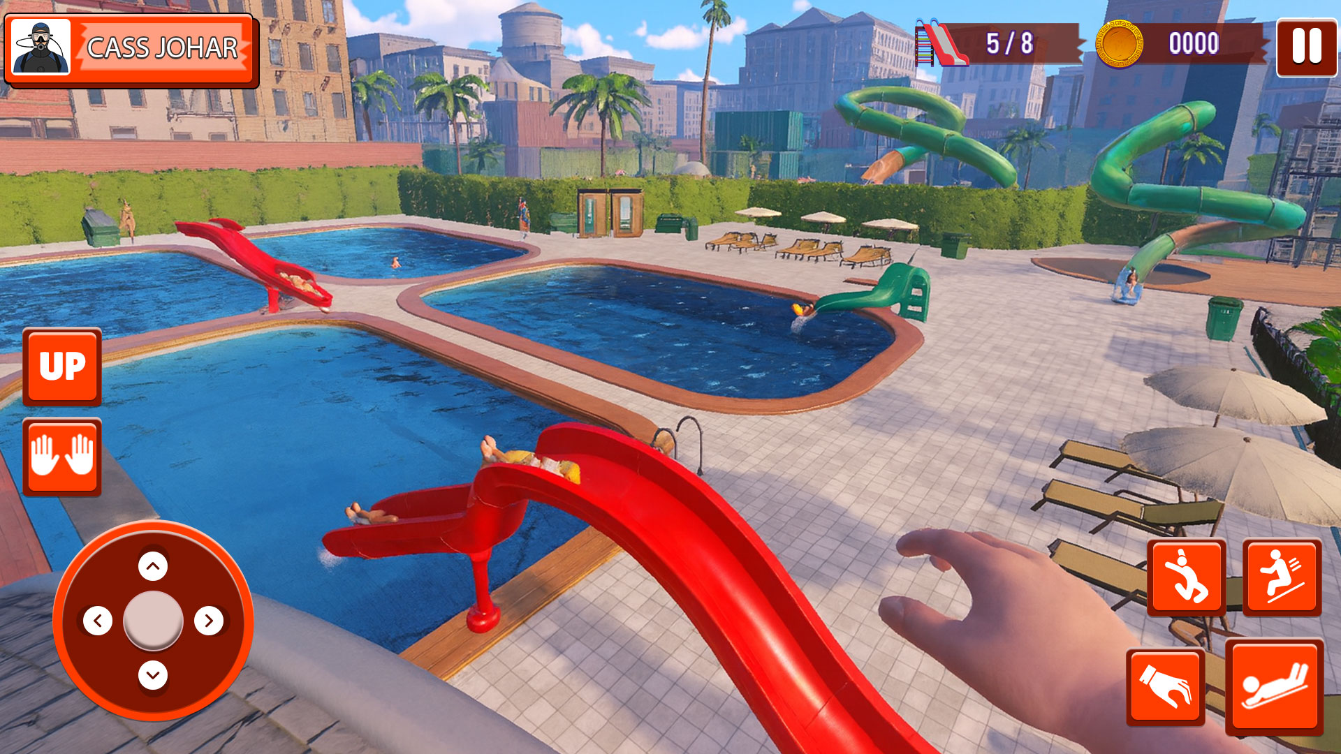 Aqua Water Slides Waterpark Fun Games 2025: Family Park Fun Simulator ...