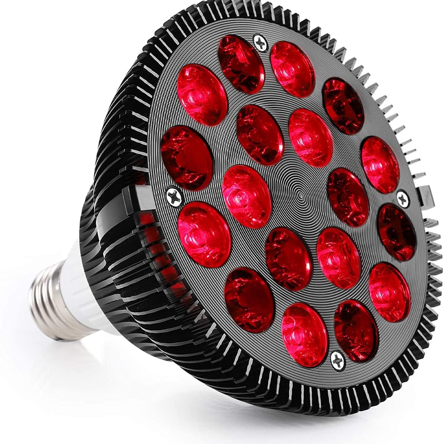 Lampe à Chaleur Infrarouge, 54 W 18 LED Thérapie par La LumièRe Rouge
