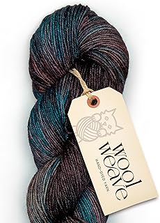 Superwash Merino Wool Yarn for Knitting & Crocheting - Premium Hand Dyed...