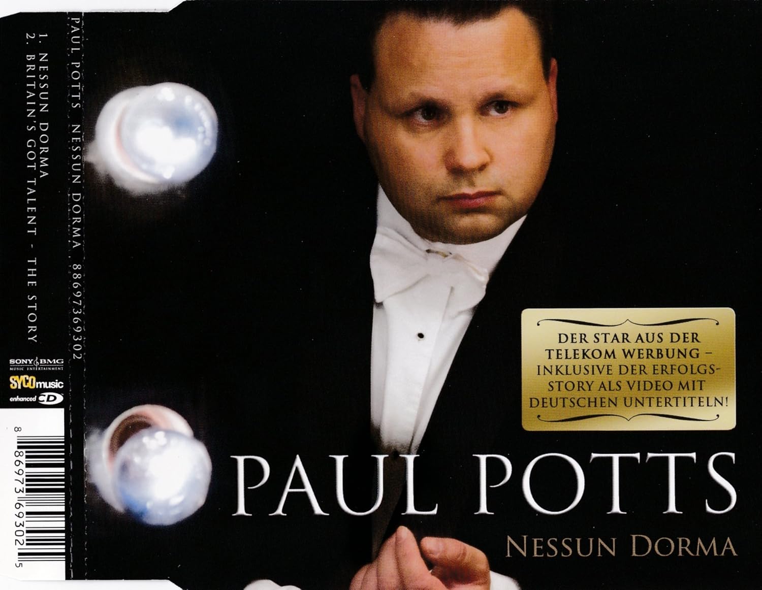 Paul Potts Nessun Dorma Telekom Werbung www.amazon.ca