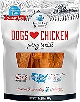 Vista 14 de Dulces de carne seca de res que a los perros de Farmland Traditions les encantan con solo 3 ingredientes y sin rellenos, bolsa de 5 onzas