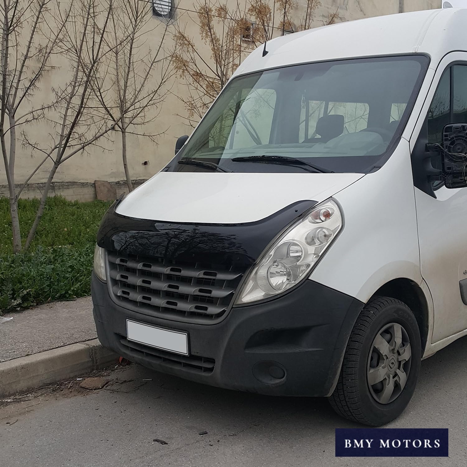 BMY Hood Deflector/Front Bug Shield Compatible for Opel Movano 2010-2021 Hood Guard Bonnet Protector | Particles & Bug | Car Accessories