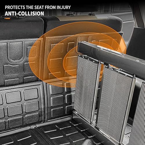 Miniatura 5 de Bomely Alfombra de Carga Compatible con Toyota Rav4 2013-2018 Alfombra de Maletero Forro de Carga Protector de Asiento Trasero Alfombra Delantera