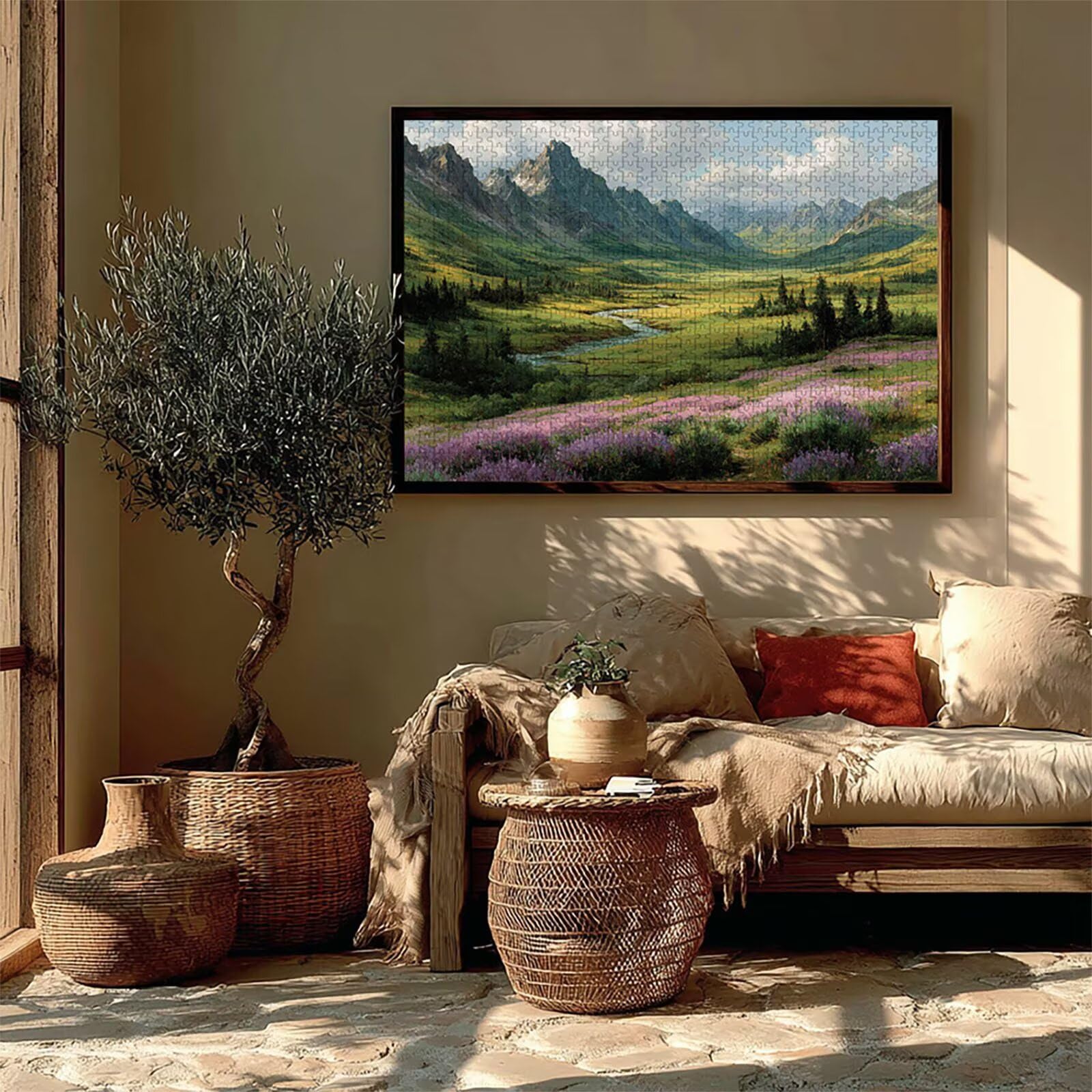 Voir Puzzle 3000 pièces Adultes, Puzzle Bois 122x81cm, Adultes Jeu éducatif Défi énigme avec Une Boîte d'emballage Exquise, Jeu Relaxant Détente Collection, Cadeau Fille, Decoration, (Planter) 2-8406