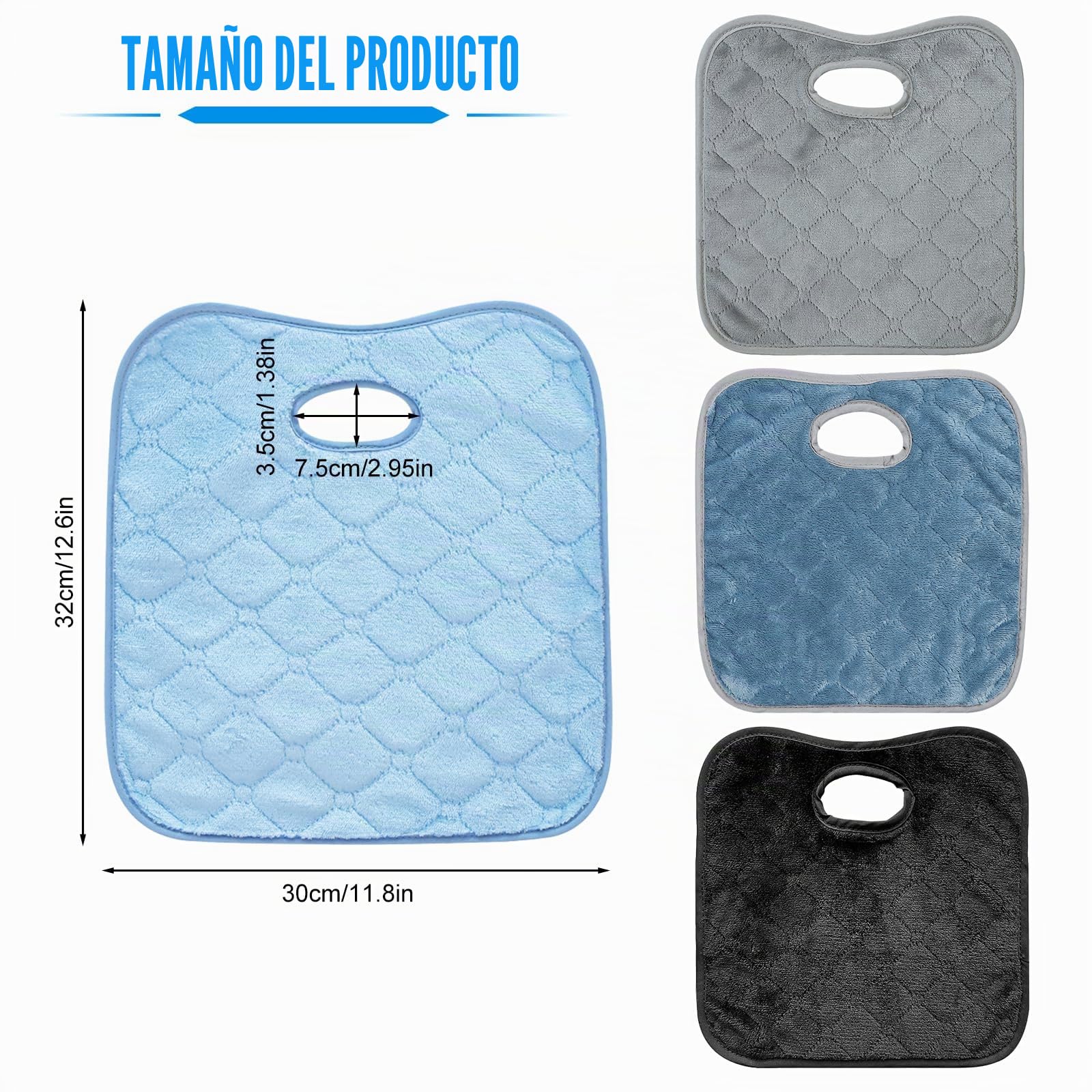 4 Piezas Protector Asiento Coche Silla Bebe，Protector Silla Coche para Cochecitos y Sillas de Coche, Protección Universal contra Líquidos & Suciedad para Entrenamiento Orinal y Viajes 32x30 cm