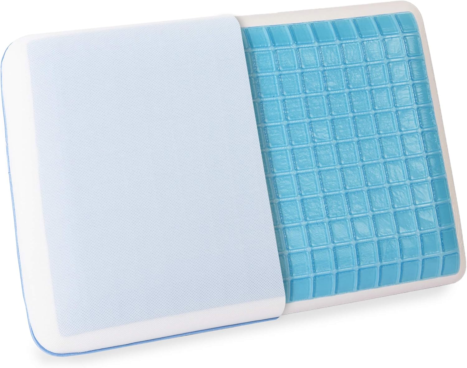 wavveUziz Cooling Gel Pillow, Soft Memory Foam Pillow with