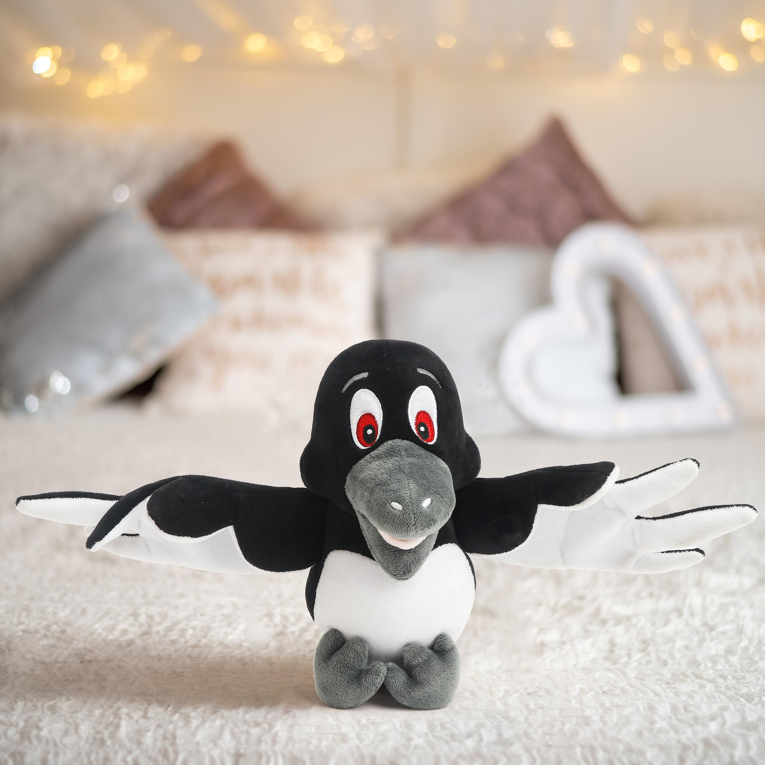 Steve and Maggie-Plush Toys for for Kids 1+, Soft character and birds for Pretend Play, Nursery Rhymes & Learning, Interactive Toddler Toy for birthday gift(maggie plush toy)