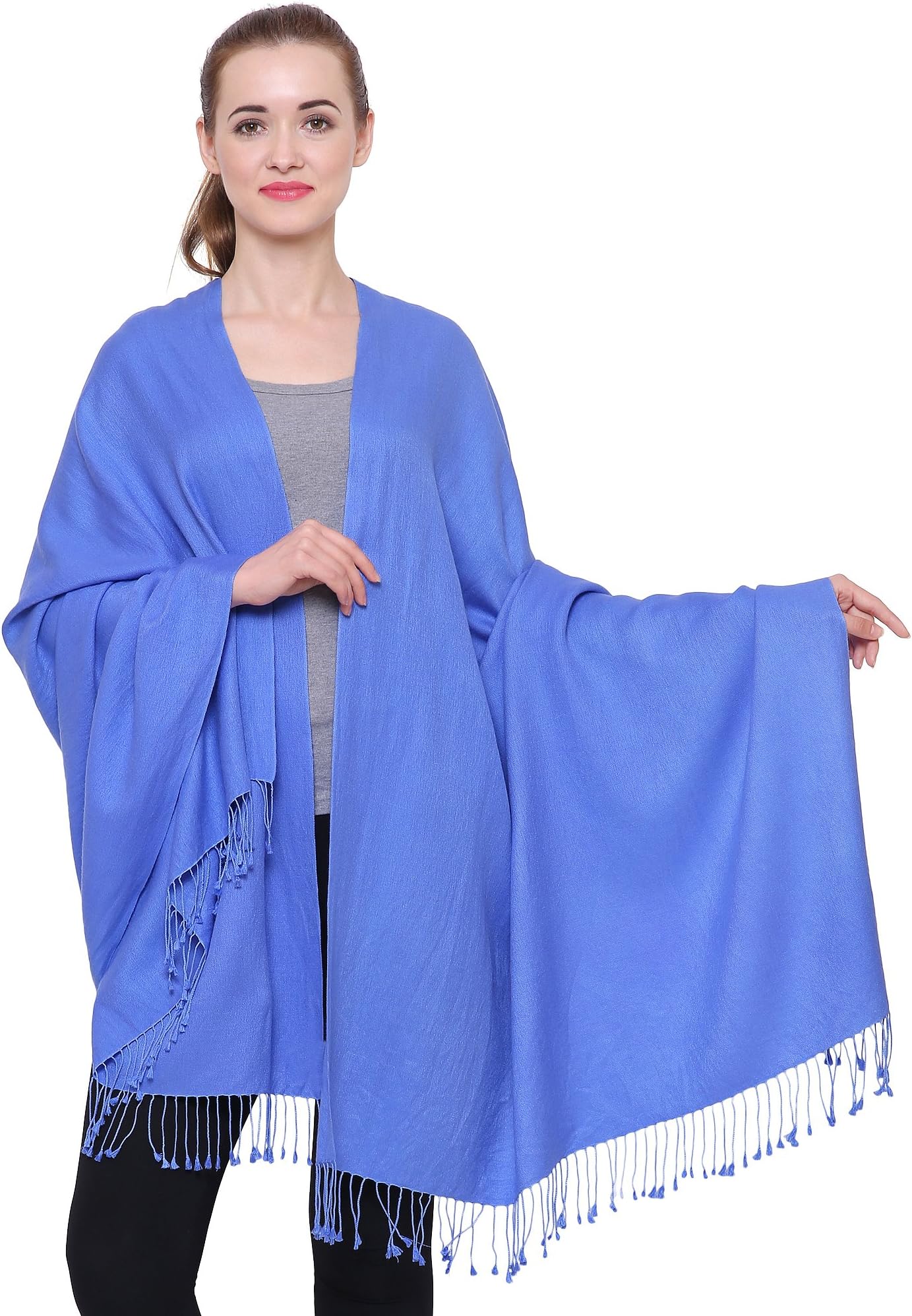 Cashmere Silk Blended Large Pashmina Shawl Wraps Scarf