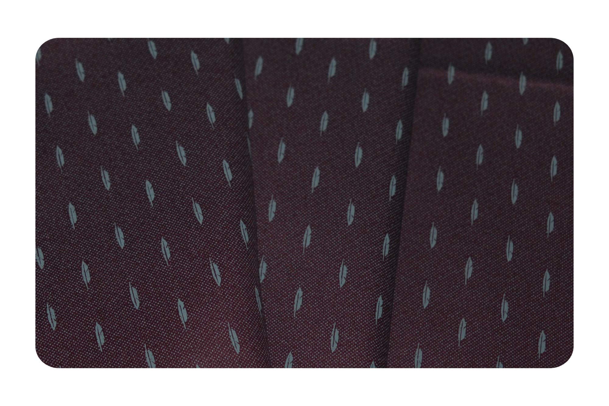 v walker's Men's Cotton Unstitched 1.60 m Printed Shirt Fabric (Multicolour, Free Size)-picture-25