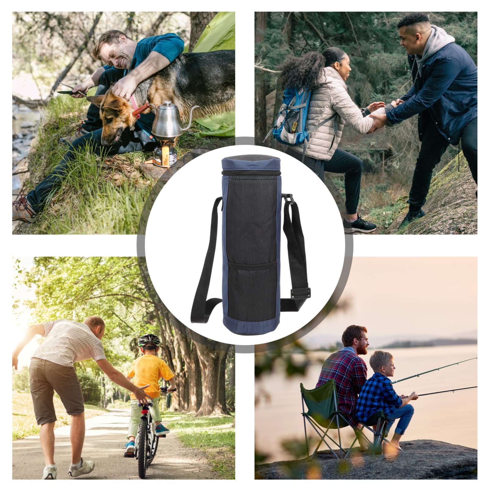 Toyvian Bolsa De Almacenamiento Para Biberones 4 Unidades Para Viaje Camping De Tela Oxford