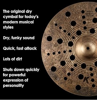 Amazon.com: Avedis Zildjian Company 17 inch K Custom Special Dry