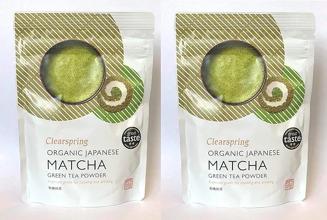 Clearspring Organic Matcha Green Tea Premium - 2-Pack Bundle (80g)