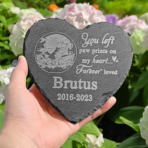 Vista 52 de Piedra conmemorativa de Golden Retriever, estatua de Golden Retriever, placa conmemorativa de Golden Retriever, regalos conmemorativos de Golden