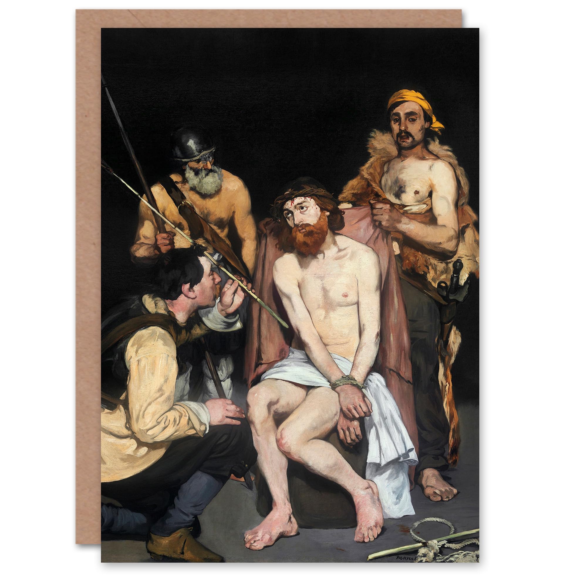 Artery8 Edouard Manet Art Card Jesus Mocked by the Soldiers