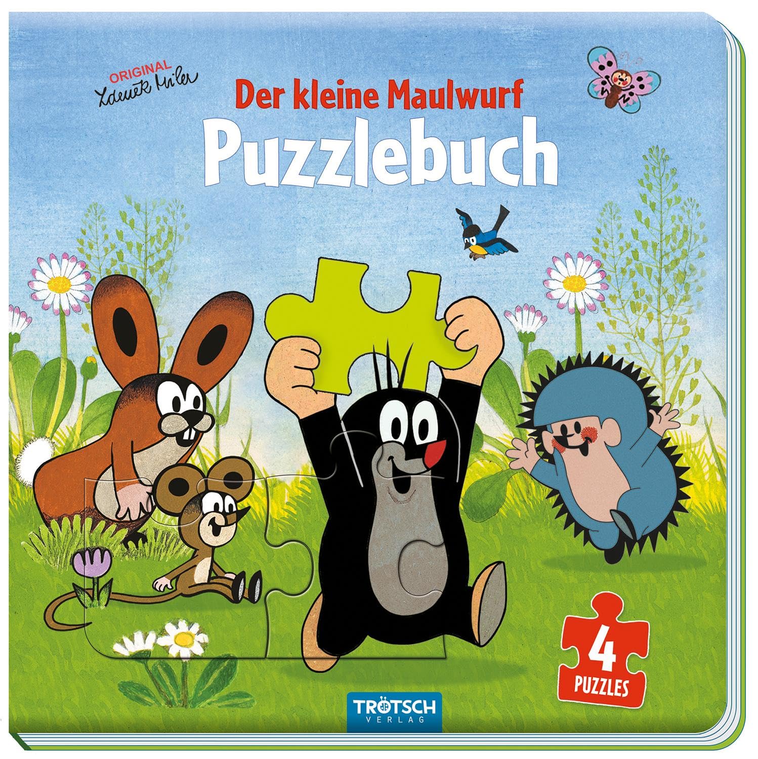 Trötsch Verlag Gmbh & Co. Kg Trötsch Der Kleine Maulwurf Puzzlebuch Mit 4 Puzzle Maulwurf: Beschäftigungsbuch Entdeckerbuch Puzzlebuch