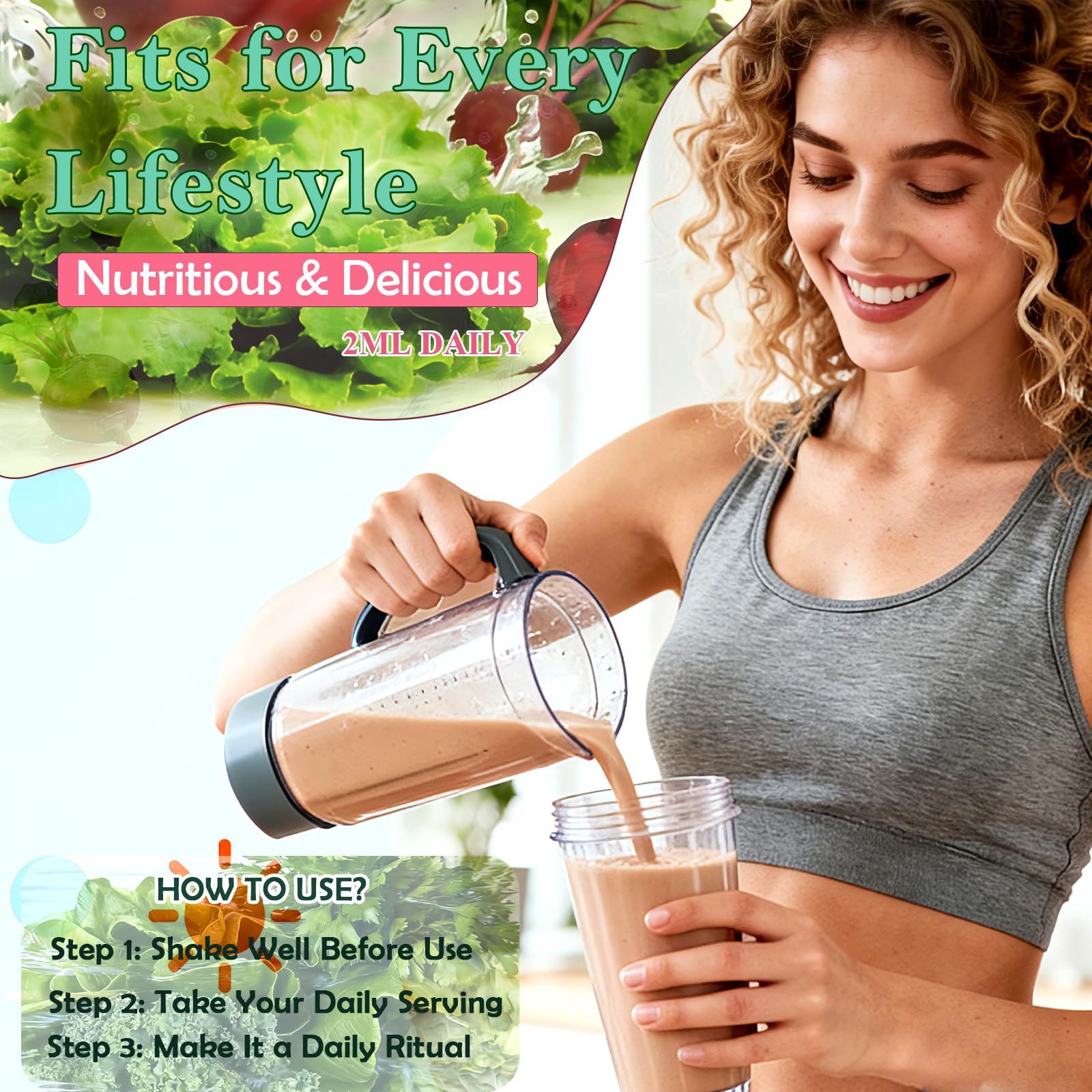 Liquid Chlorophyll Drops, Chlorophyll Supplements for Women & Men — Amazon image 7