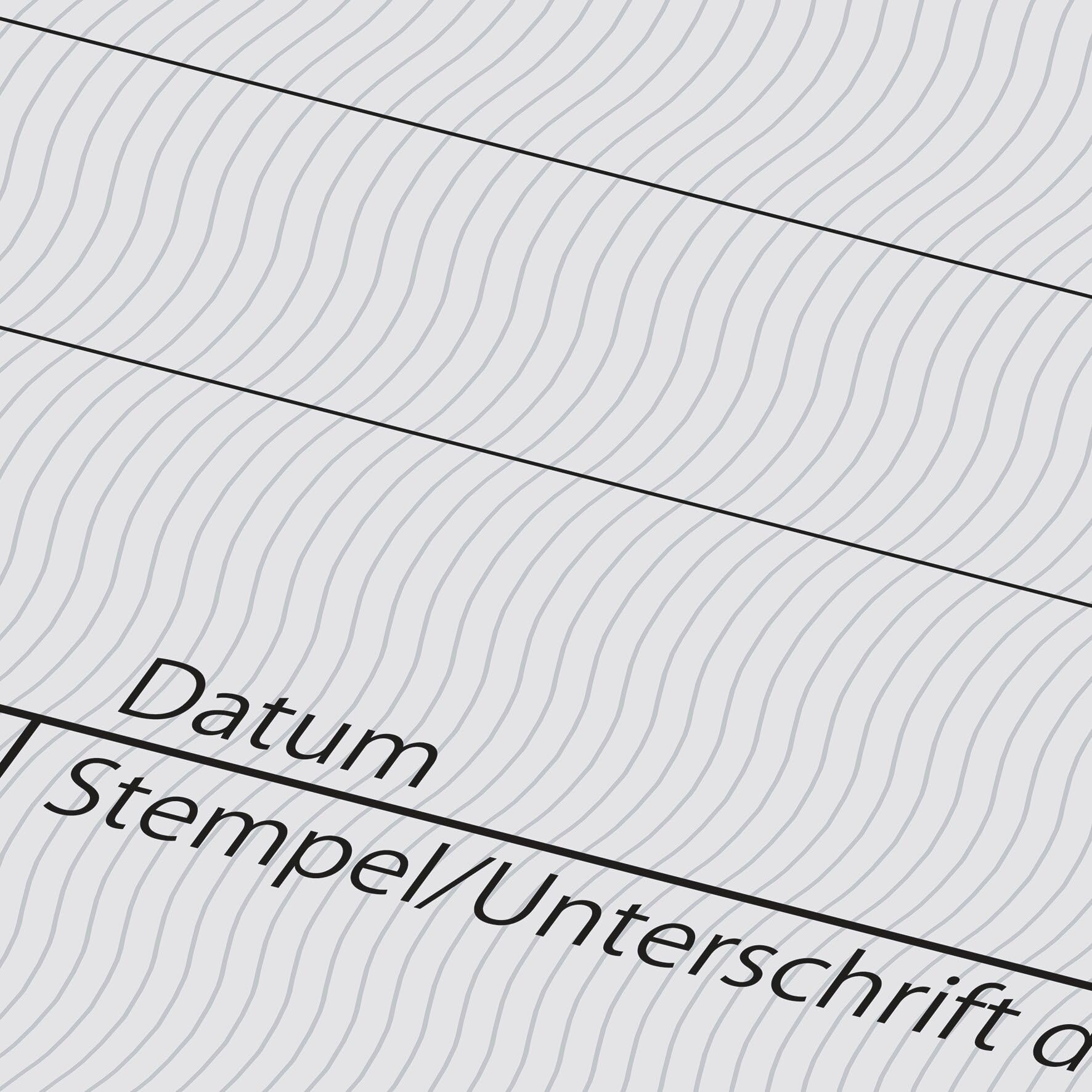 SIGEL SD022/10 Quittungsblock A6 quer, 10 Stück, 2x40 Blatt, selbstdurchschreibend, mikroperforiert, aus nachhaltigem Papier