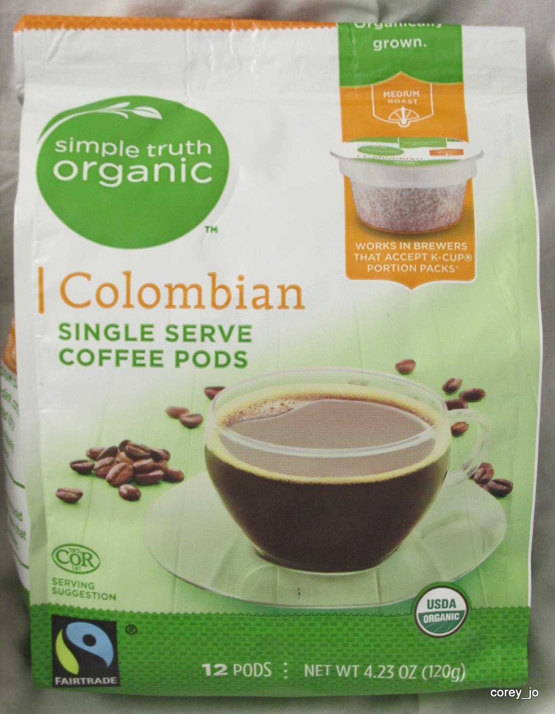 Simple Truth Organic Colombian Single Serve Coffee Pods