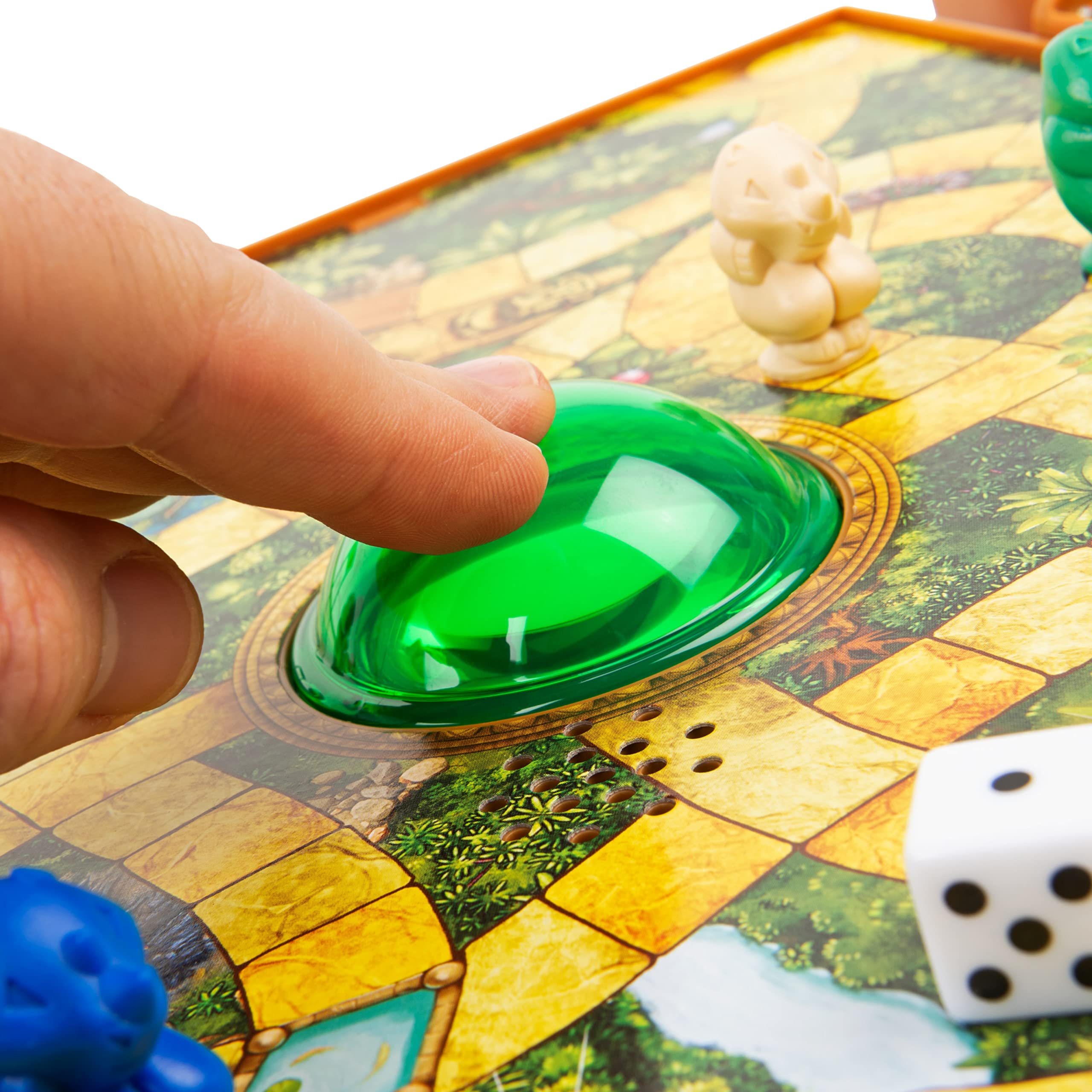 Wydawca gier, Jumanji Deluxe gra elektroniczna z klasyczną przygodową grą planszową, teraz ze światłami i dźwiękami, 8+