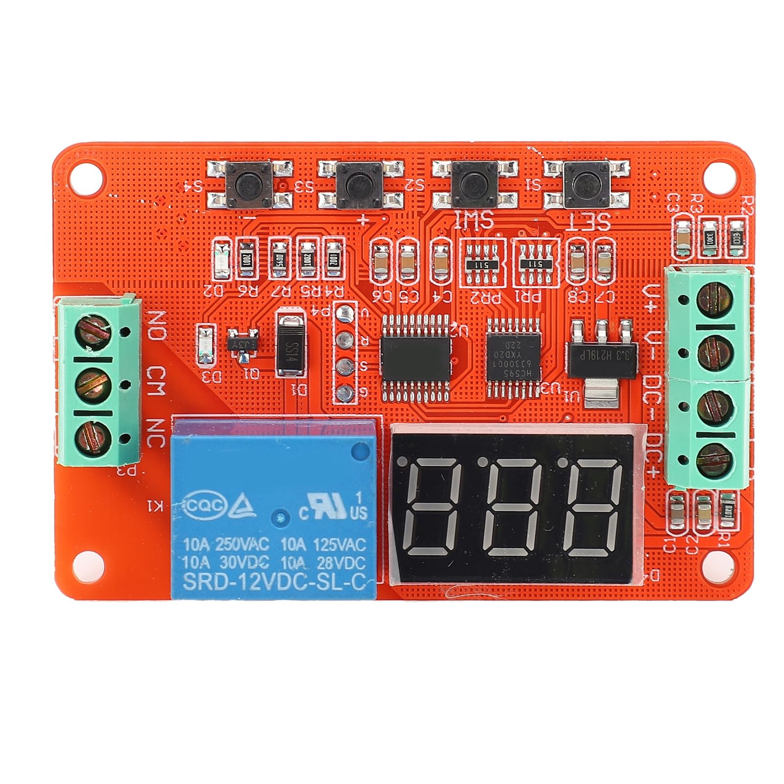 DVB01 Digital Voltage Comparator Module 5 Funktionen Spannungsüberwachung Spannungsmessung Ladeentladungsschutz