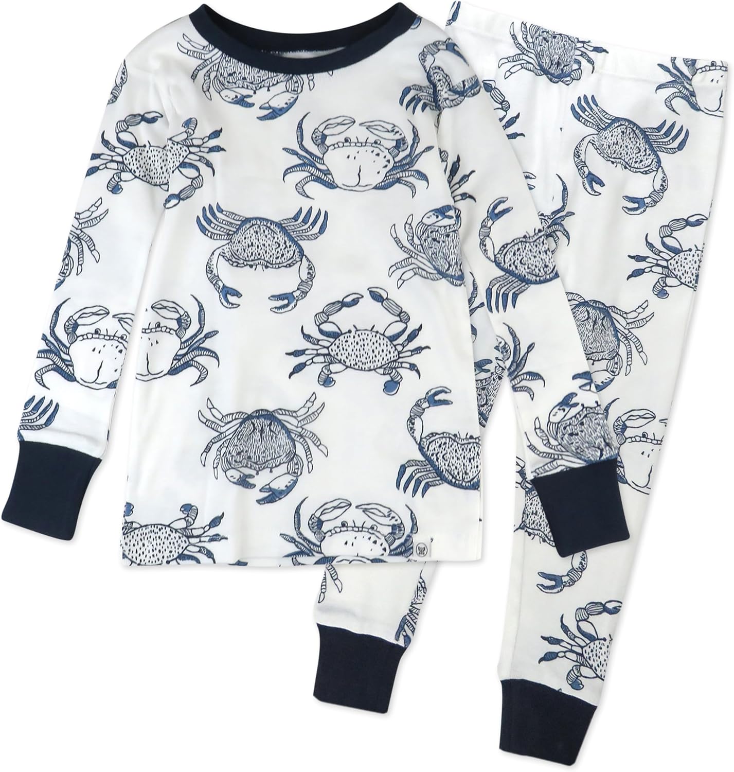 HonestBaby 2-Piece Pajamas Sleepwear PJs 100% Organic Cotton for Infant Baby and Toddler Boy