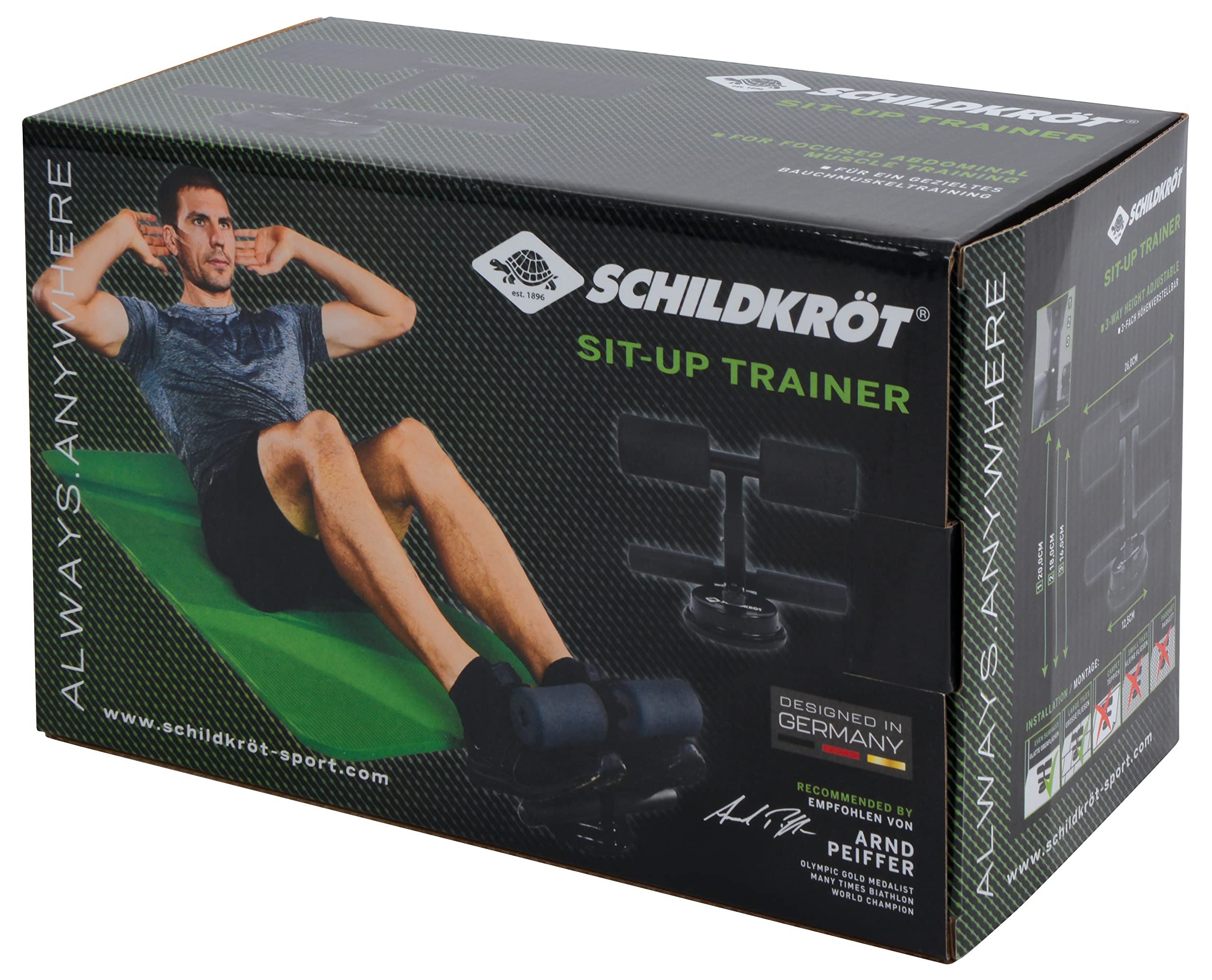 SCHILDKRÖT FITNESS ALLENAMENTO PER ADDOME CON SUCCHIAPUPI Ø12cm,