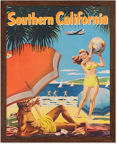 Miniatura 21 de Poster Master Póster de viaje vintage, impresión retro de Miami, arte de Florida, regalo elegante para hombres, mujeres, amantes de los viajes,