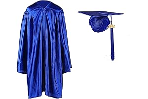 Shiny Kindergarten Graduation Cap and Gown Set