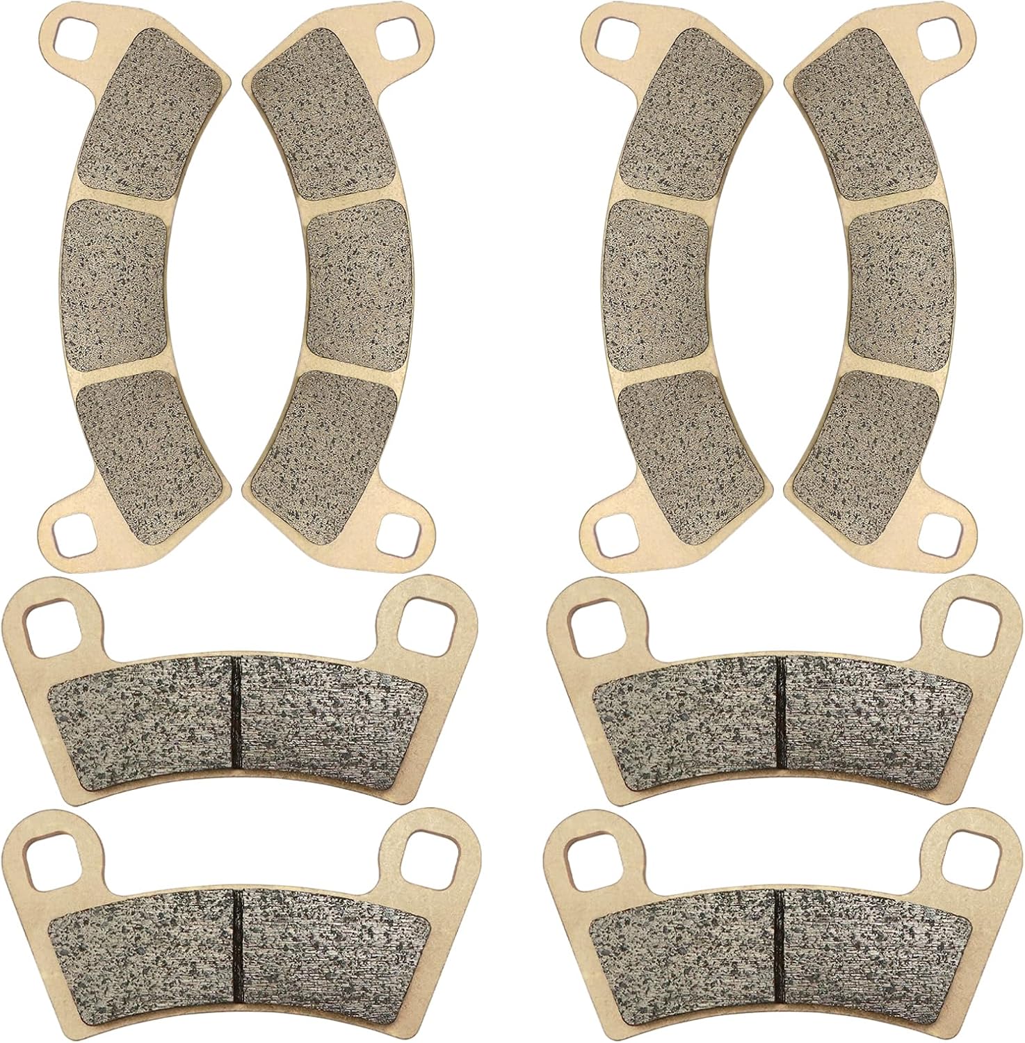 Sintered Front & Rear Brake Pads for Polaris General 1000 XP 4 2020 2021 2022 2023 2024 General-XP-4-1000# 2206231 2203318 2208936