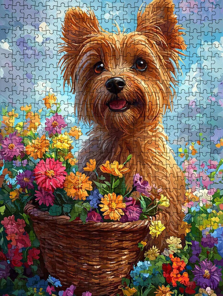 Puzzle 2000 sztuk, urocze puzzle dla psów dla dorosłych 2000, drewniane puzzle, klasyczne gry edukacyjne, niemożliwe wyzwanie, gry i zajęcia rodzinne, prezent kreatywny DX0YL1-278