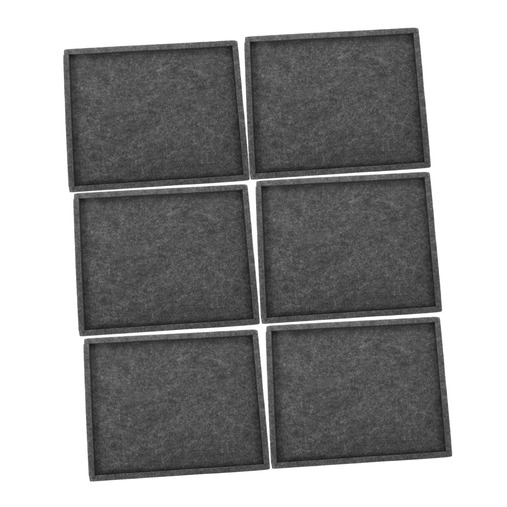 FOYTOKI Puzzle Holder Puzzle Piece Sorter Trays Multipurpose Tray Felt Material Efficient Organization Portable Design