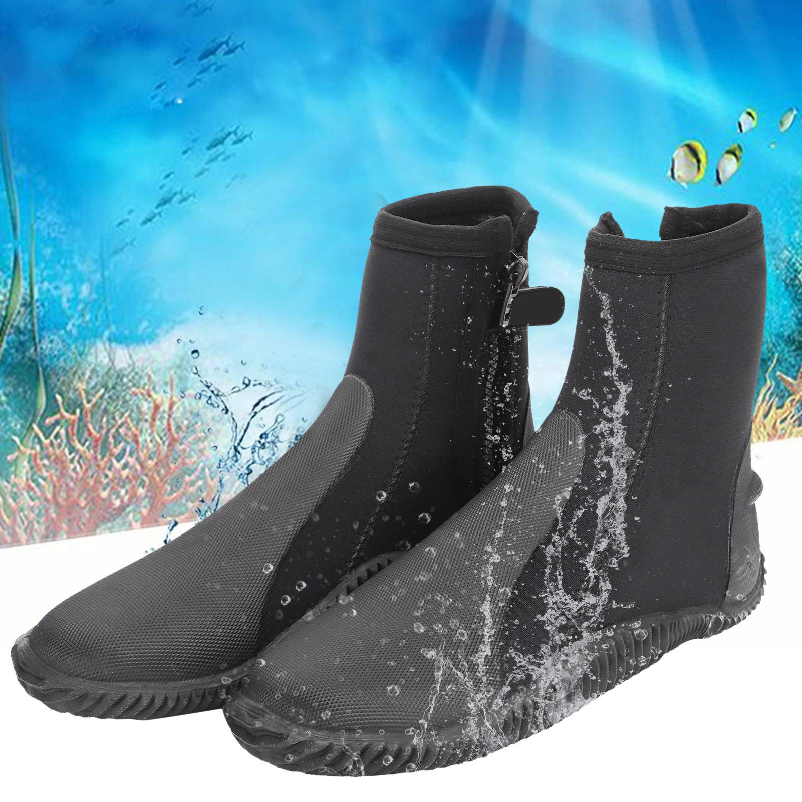 Buty do Nurkowania z Neoprenu 5 Mm z antypoślizgową konstrukcją,