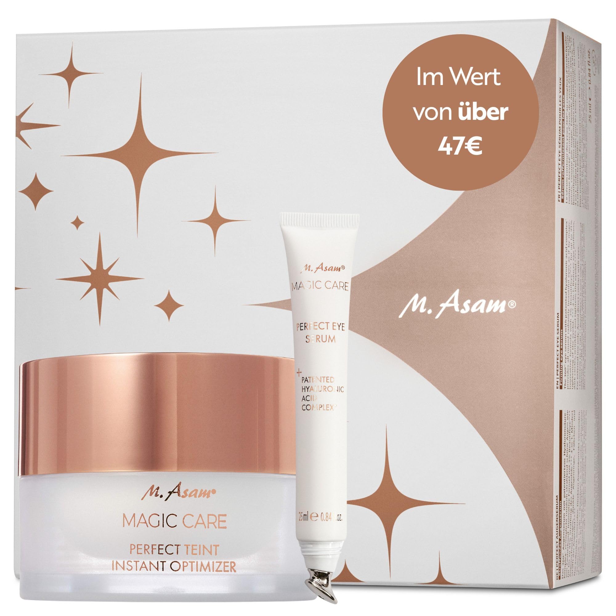M. Asam MAGIC CARE Geschenkset Perfect Eye Serum 25 ml Perfect Teint 30 ml Anti-Aging Pflege für Frauen