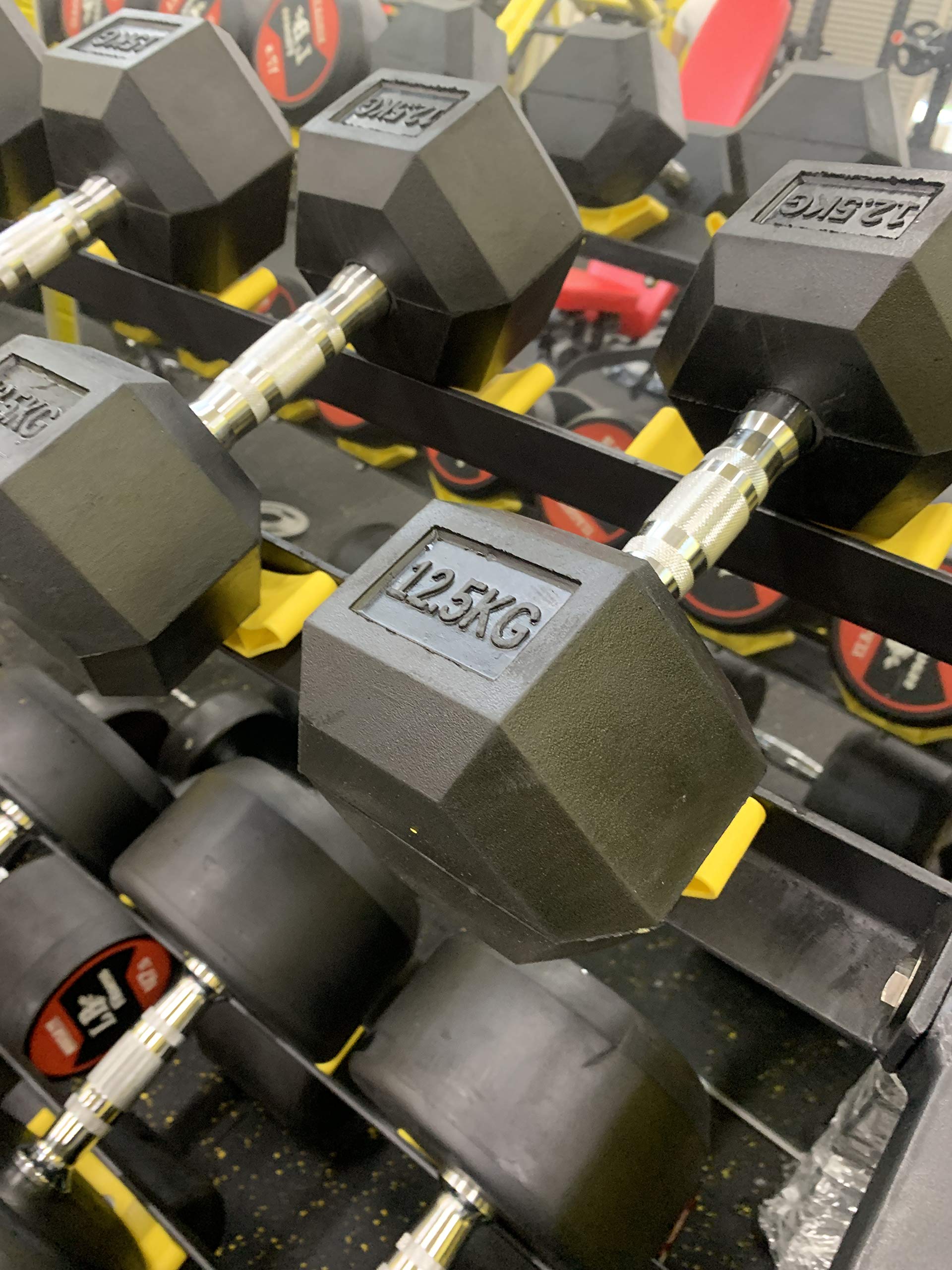 Amazon | 8500円割引 ラバーヘックスダンベル 12.5㎏15㎏17.5㎏20㎏ 各