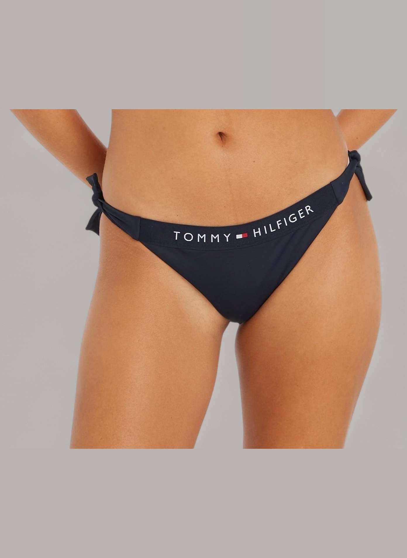 Womens Side Tie Cheeky Bikini Bottoms