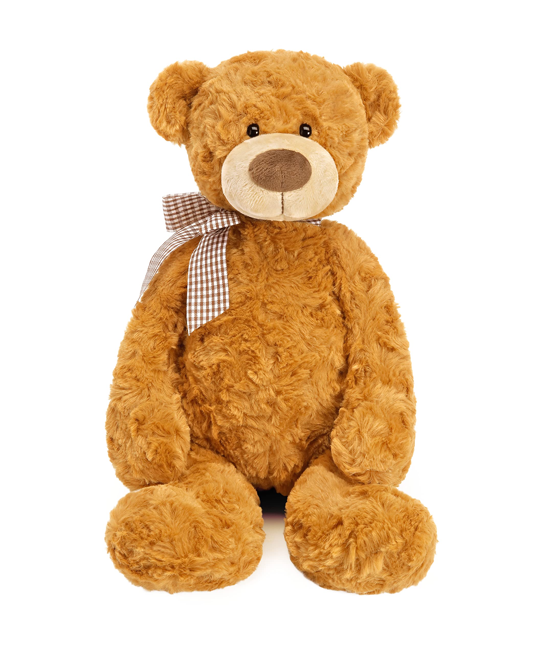 Mousehouse Gifts - Brown Teddy Bear, Medium Soft Bear Plushie for Children's Playtime and Bedtime