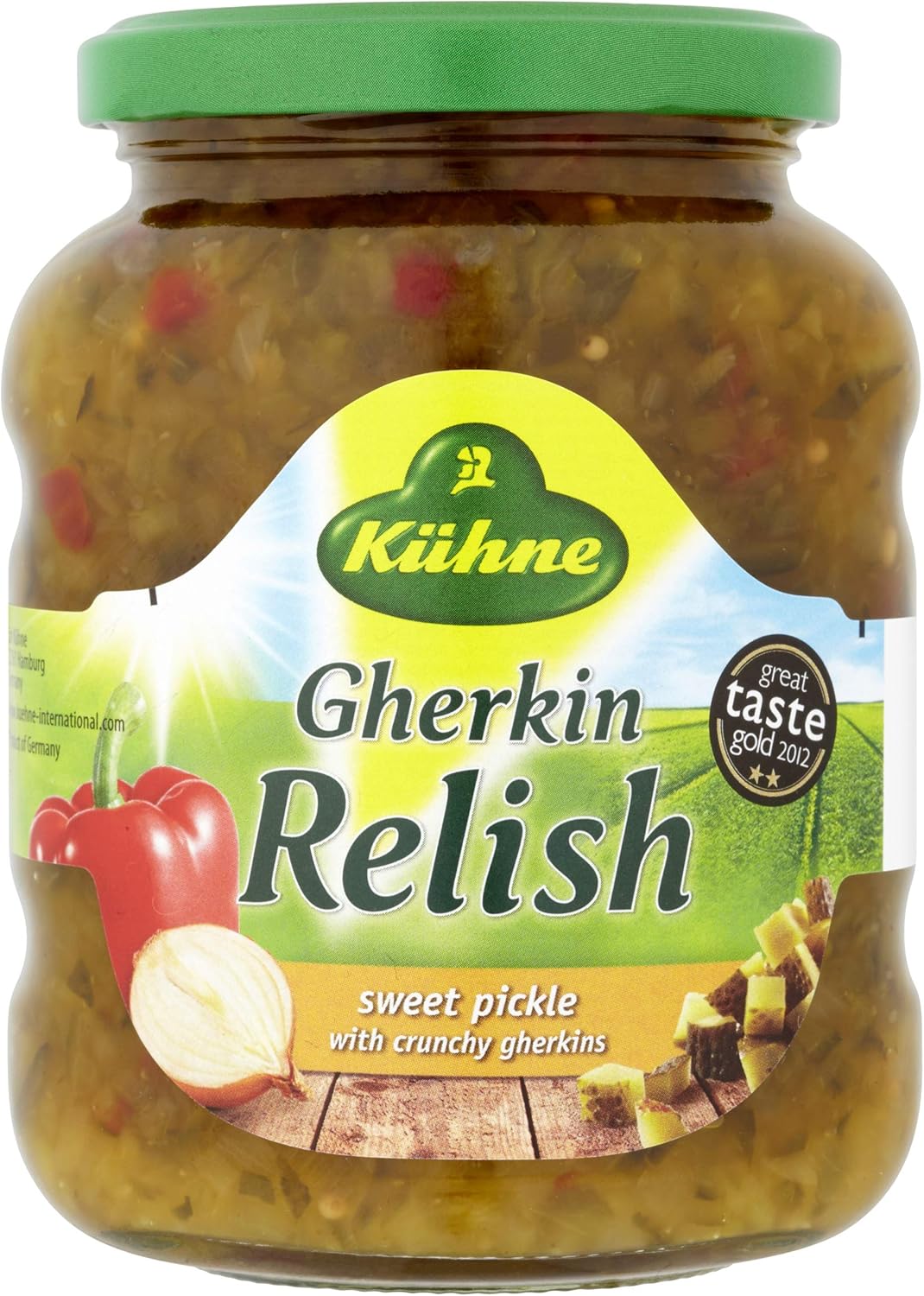Kuhne Gherkin Sweet Pickle Relish 350 g (Pack of 6) Amazon.co.uk Grocery