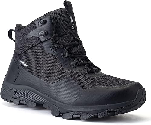 Botas de senderismo para hombre impermeables ligeras transpirables antideslizantes para exteriores cómodas para el trabajo senderismo senderismo