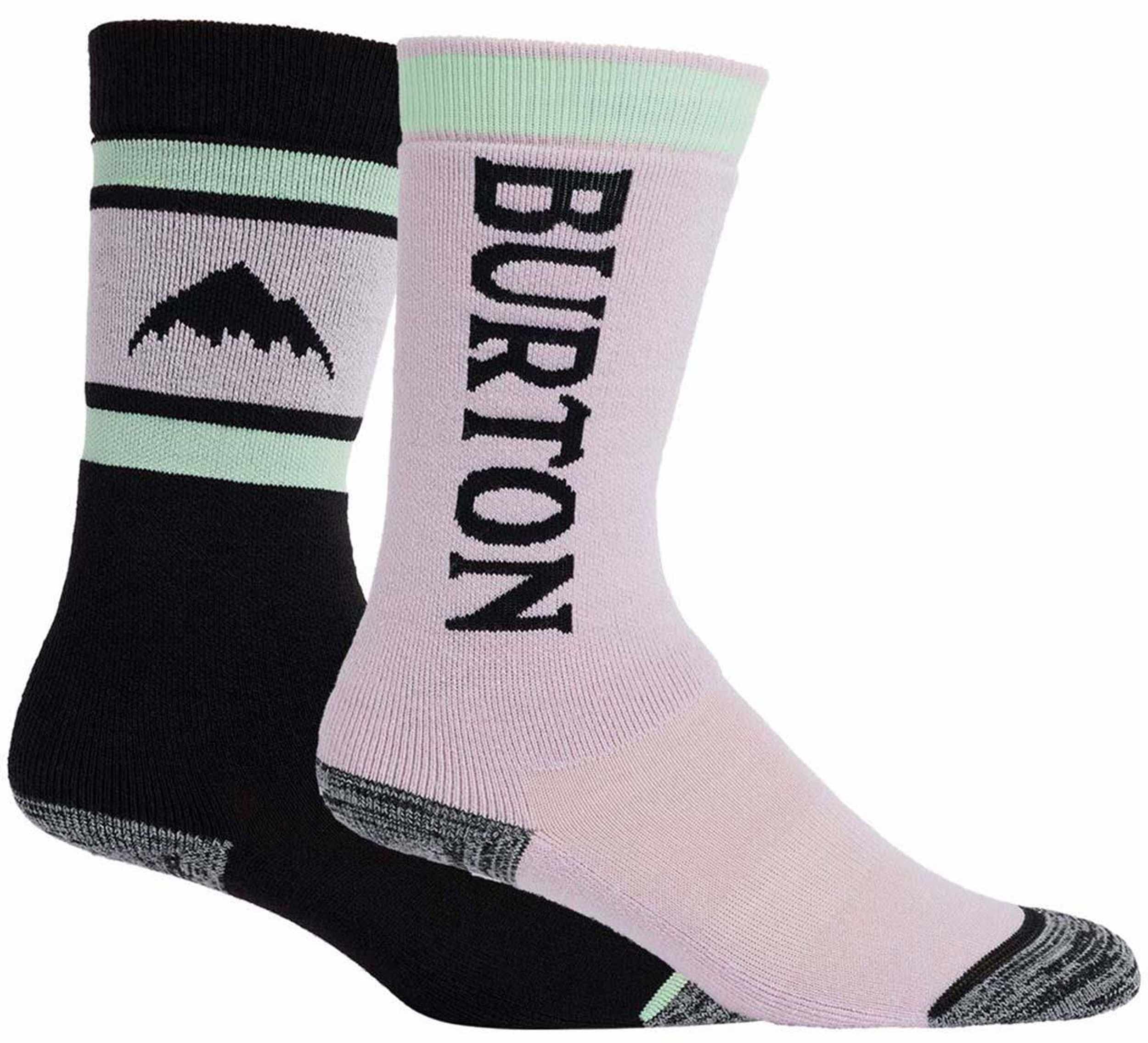 Burton Kids' Weekend Midweight Socken 2er-Pack, Holunderbeere, XS