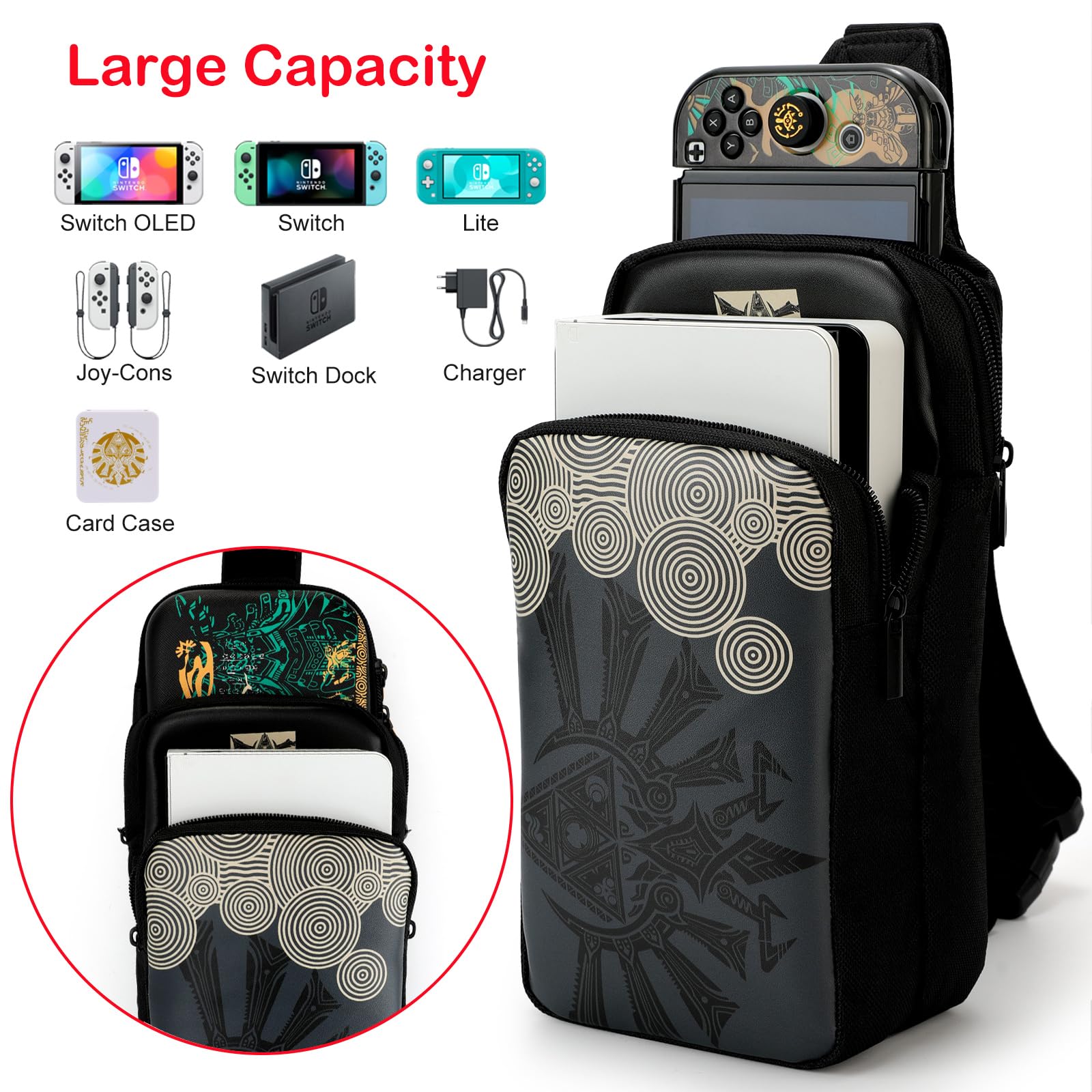 Amazon.com: Owngen Cute Travel Bag for Nintendo Switch/Lite/OLED