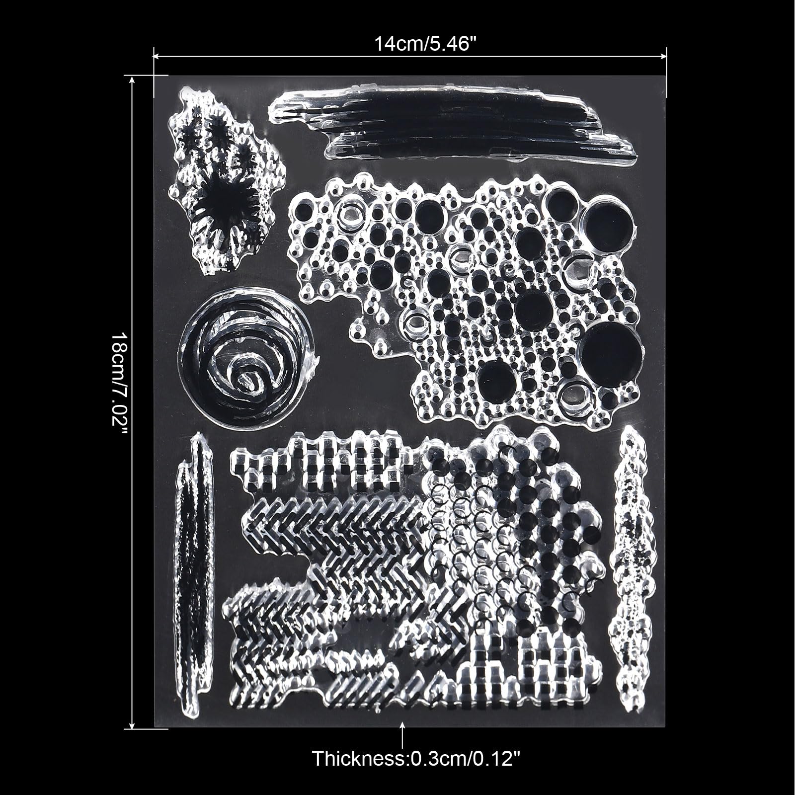 PATIKIL Transparent Silicone Stamps - Image 2