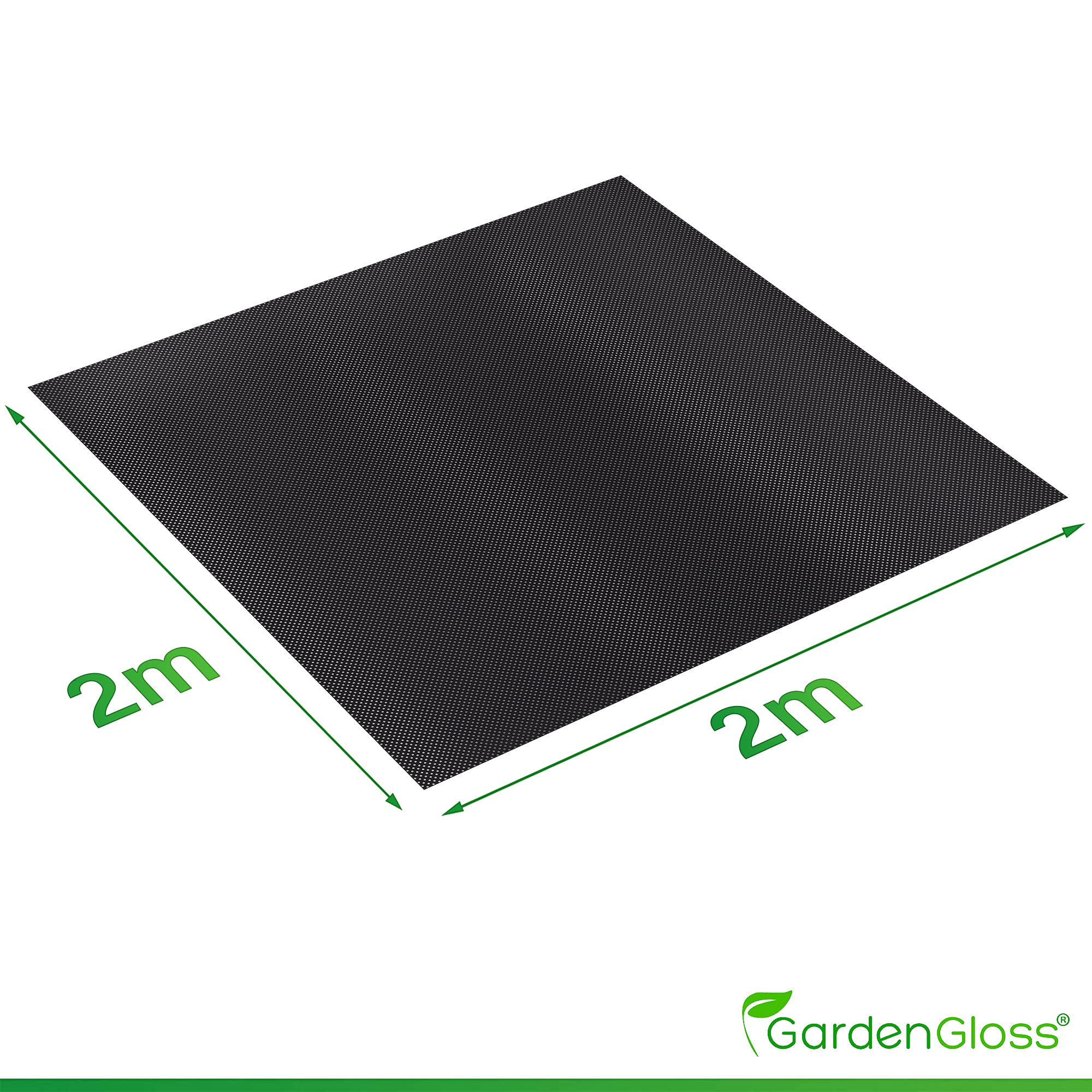 GardenGloss Telo di protezione per sabbiera extra forte (2m x 2m) – 150g/m2 per bambini – Telo protettivo per sabbiera