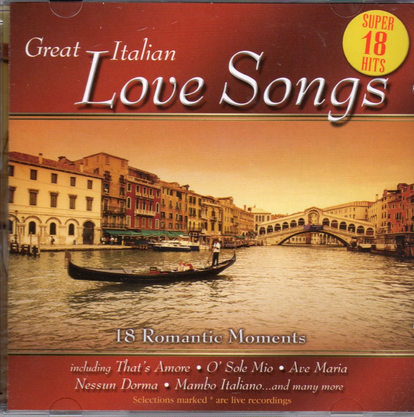 Great Italian Love Songs [Audio CD]