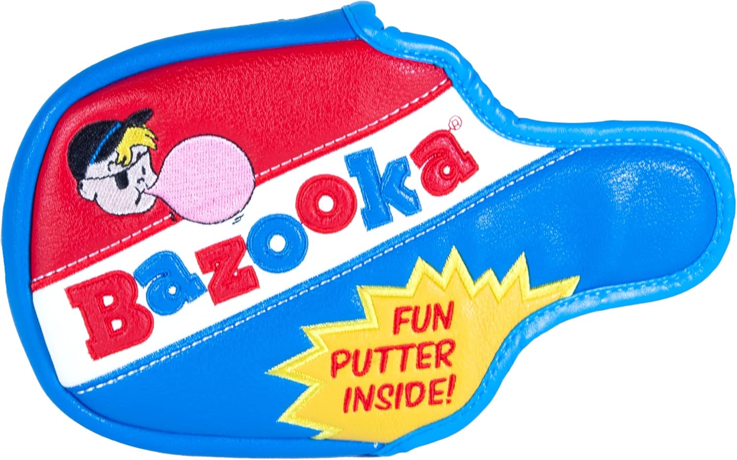 CMC Design Golf Mallet Head Cover - Custom Embroidered Golf Driver - Premium Faux Leather, Beautiful Design Elements & Soft Protective Lining – Great Fit for Any Mallet & Golfer