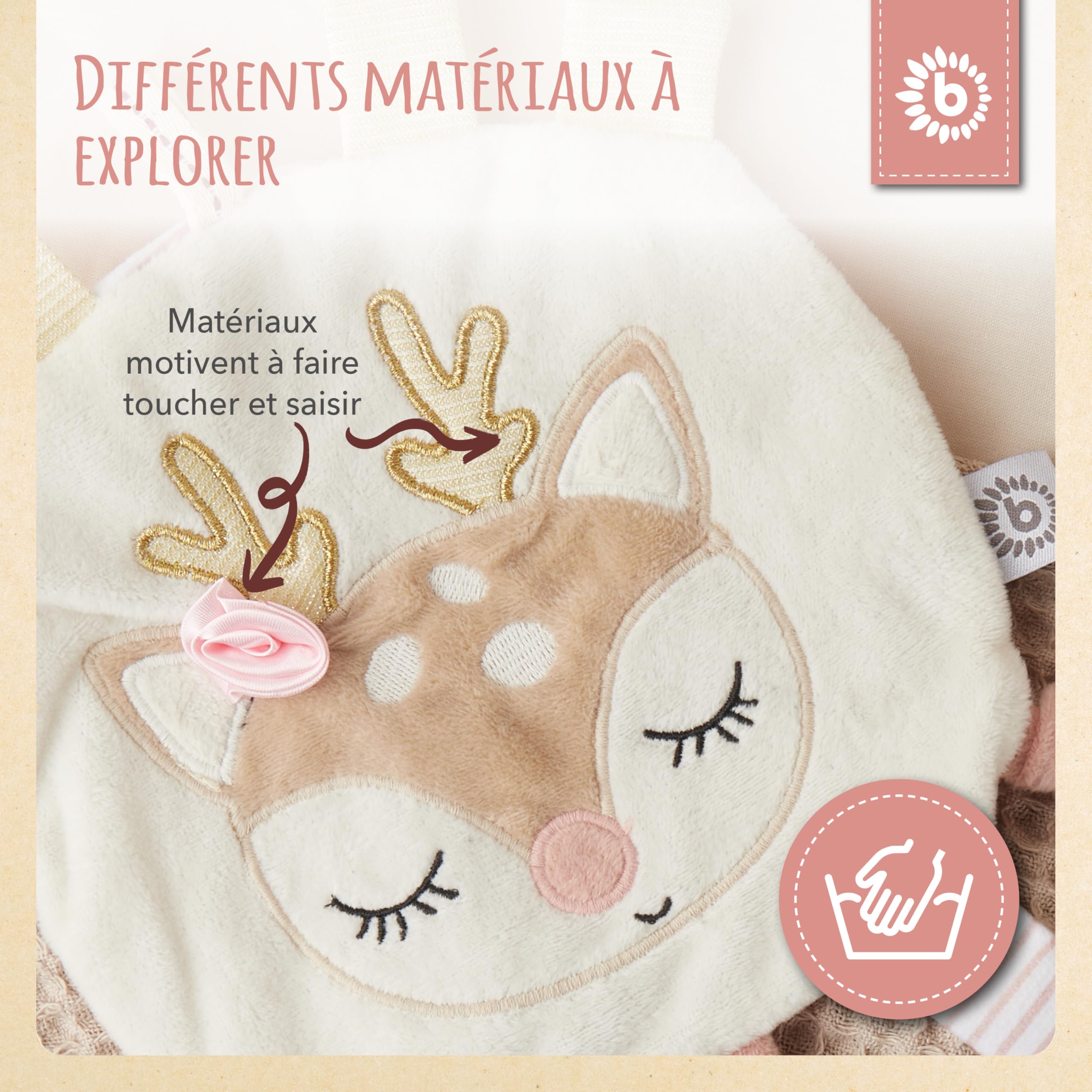 Doudou lapin avec feuille froissante - SIGIKID - 40675 - Pour bébé dès la naissance - Effets sonores - Puériculture & Eveil bébé