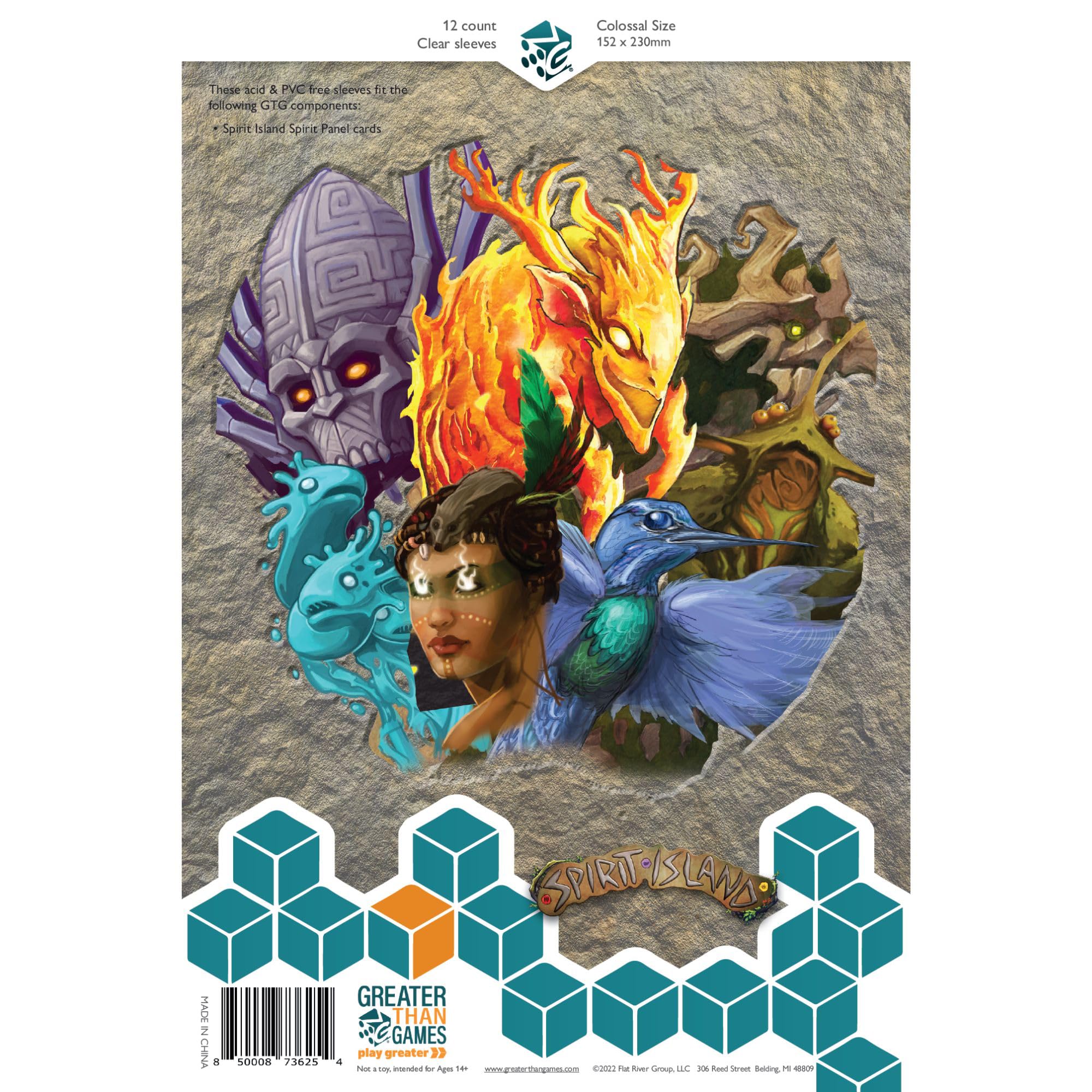 card sleeves for spirit island Greater Than Games: Card Sleeves: Colossal Size