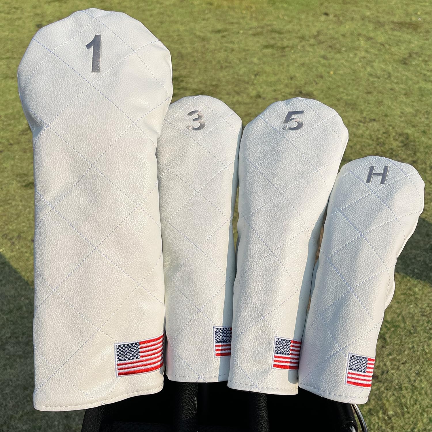 1pc/3pc/4pc Premium Golf Club Head Cover - Fits Most Clubs, Heavy-Duty Construction, Protects Against Scratches and Damage, Specifically Designed for Driver, Hybrid and Fairway Woods